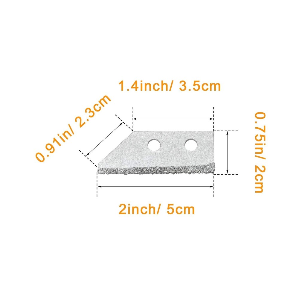 Versatile 5-Pack Replacement Blades for Tile Grout and Flooring Projects