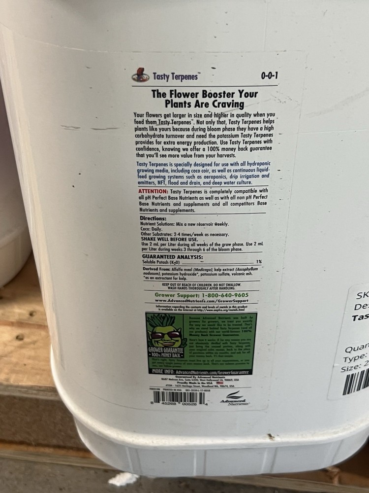 Tasty Terps Advanced Nutrients 23L/6G