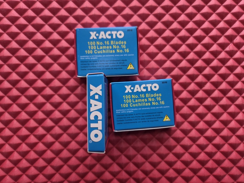 3 X-ACTO® No. #16 Bulk Pack 100 Blades X 3