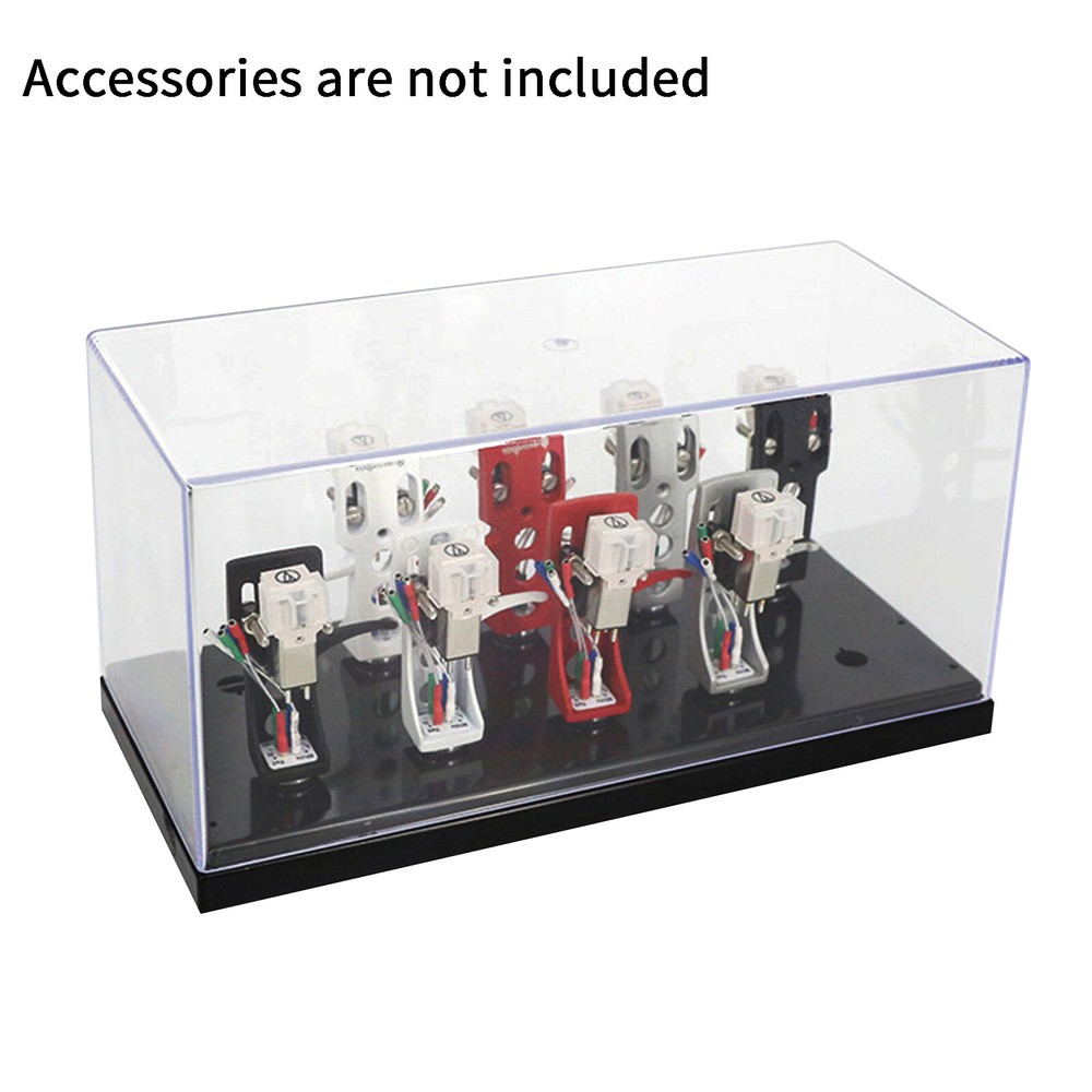 Headshell Cartridge Keeper Phono Shell Case Acrylic Box Stylus Holder Storage