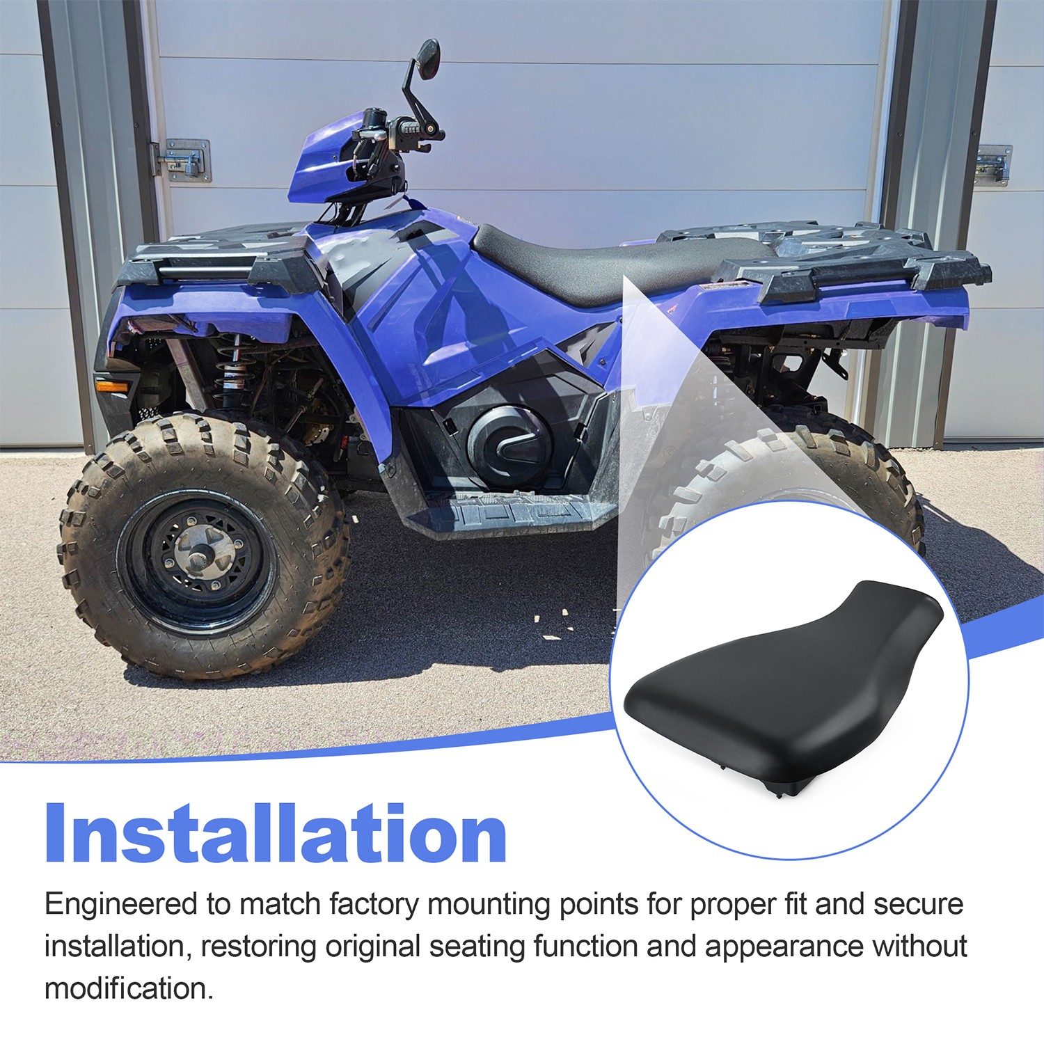 Complete Seat Assembly 2688340-070 for Polaris Sportsman 570,Sportsman 450 HO