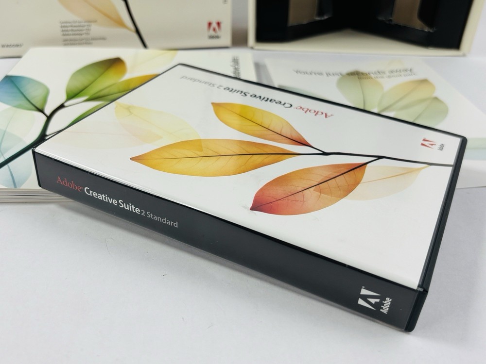 VINTAGE Adobe Creative Suite 2 Standard CS2 PC Windows Complete Retail Box