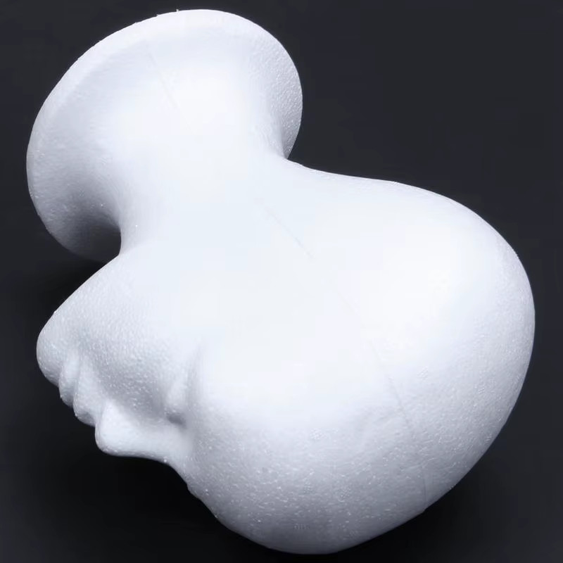 Female Foam Mannequin Head Stand for Hat Wig Display White USA