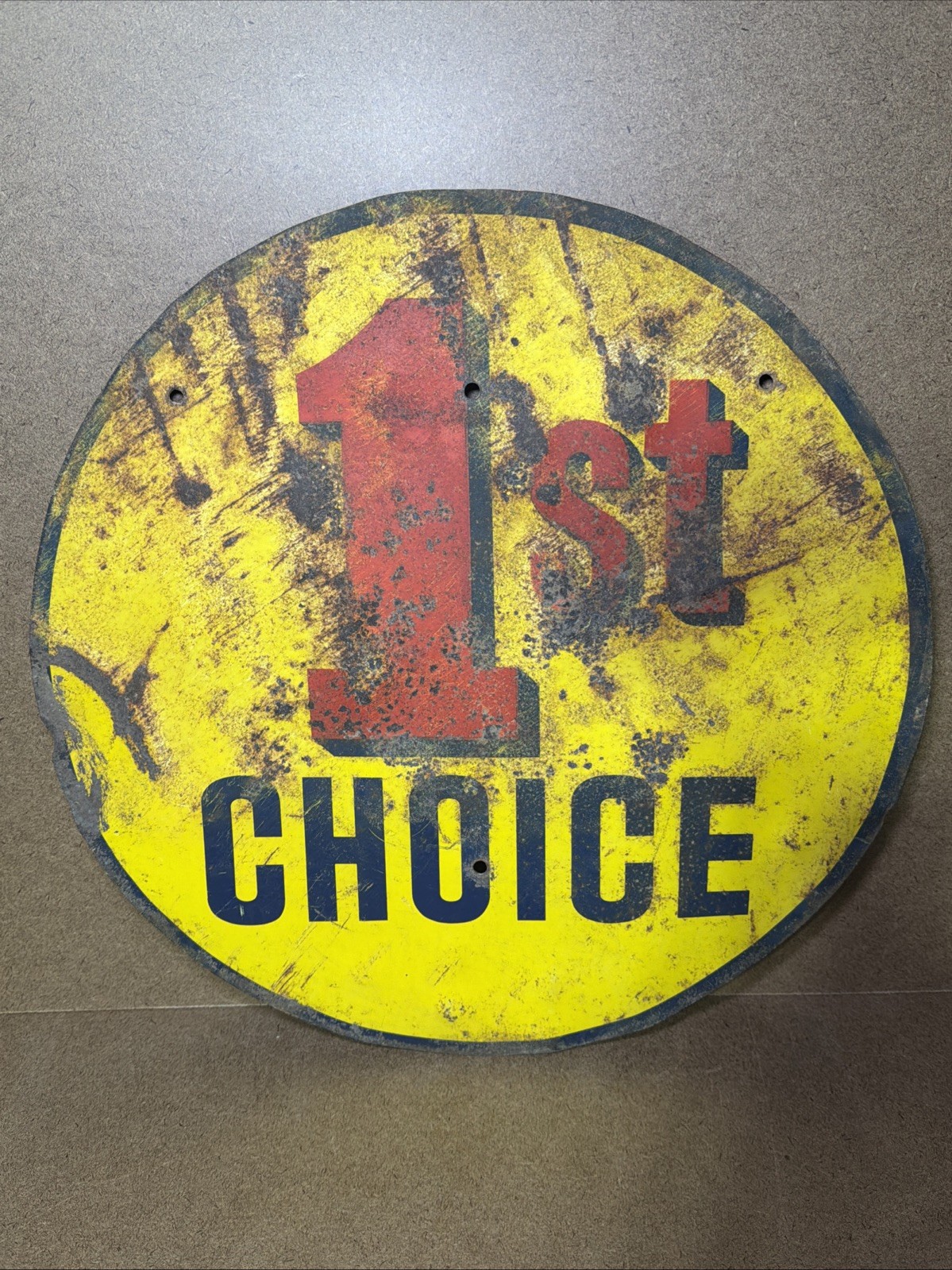 VTG RARE Dodge 1st Choice Metal Sign 19” Mopar USA, Man Cave/She Shed HTF WOW!