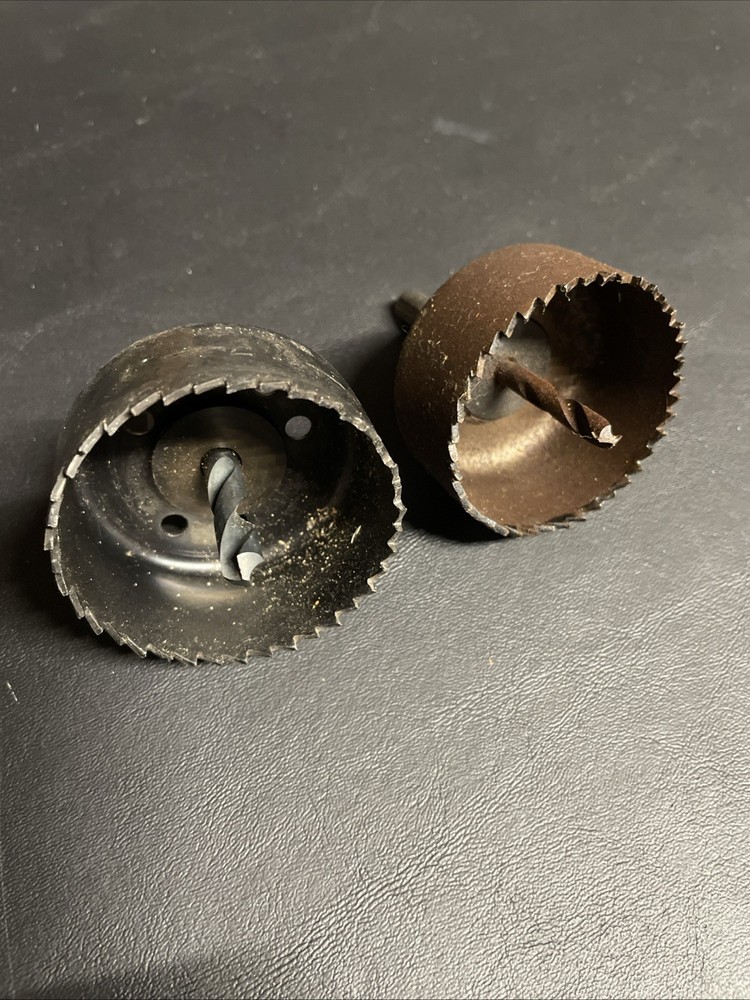 Pair Of Drill Bit Hole Saws (2)
