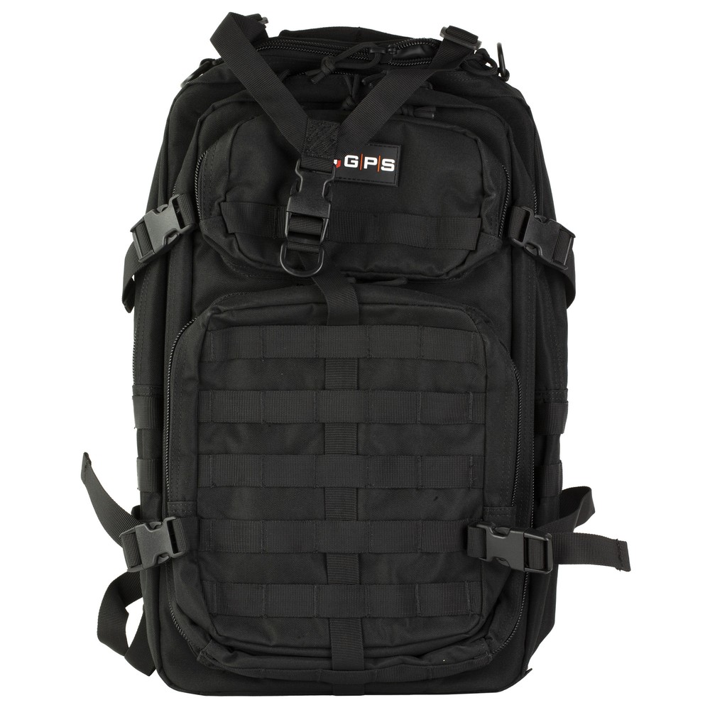 GPS Tactical Bugout Computer Backpack1 f/5" Laptop MOLLE Lockable Pistols & Mag