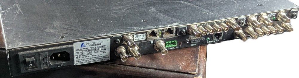 Harmonic DiviCom MV100 Broadcast Video Encoder Rack Unit – Powers On