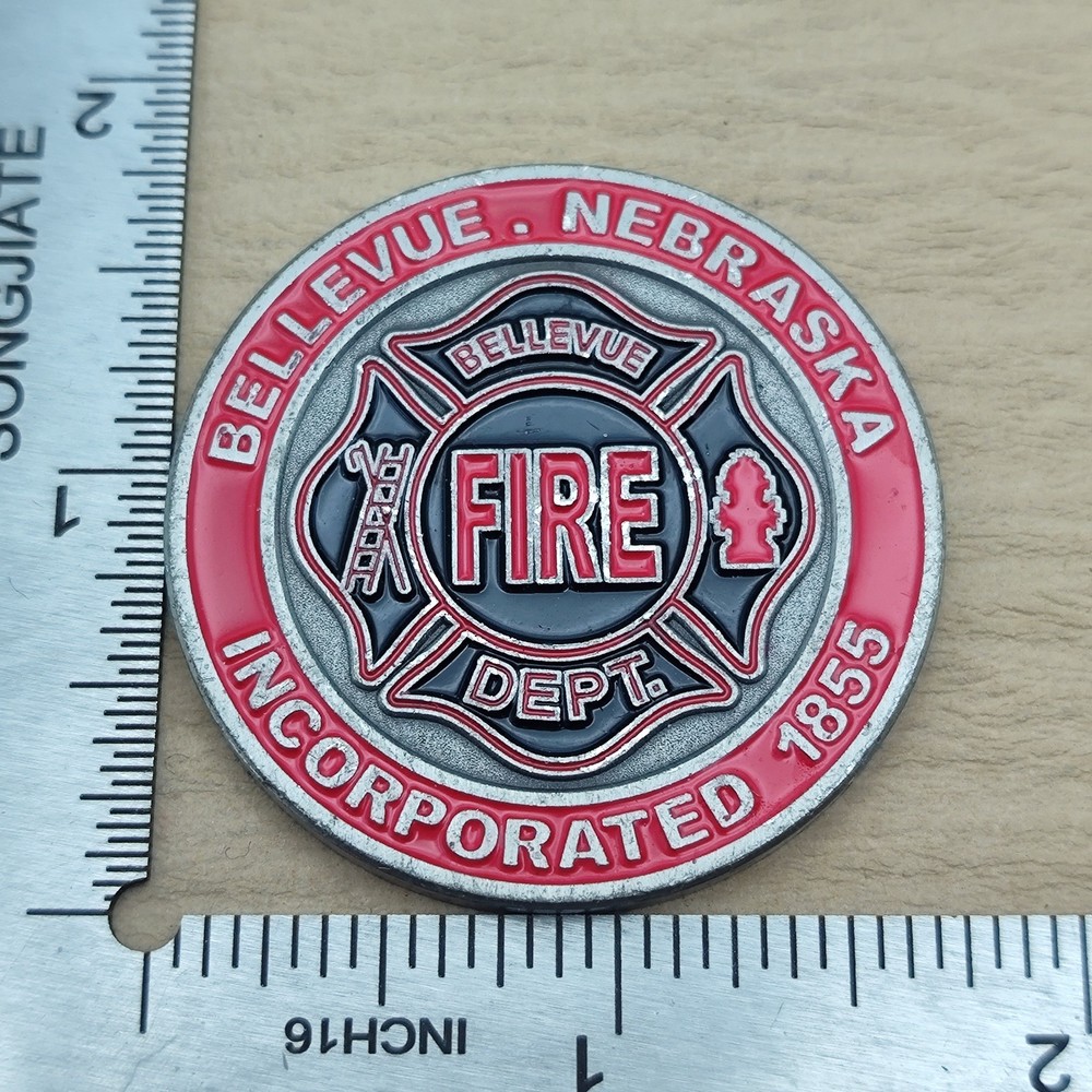 Bellevue Professional Fire Fighters Affiliated 2012 Challenge Coin