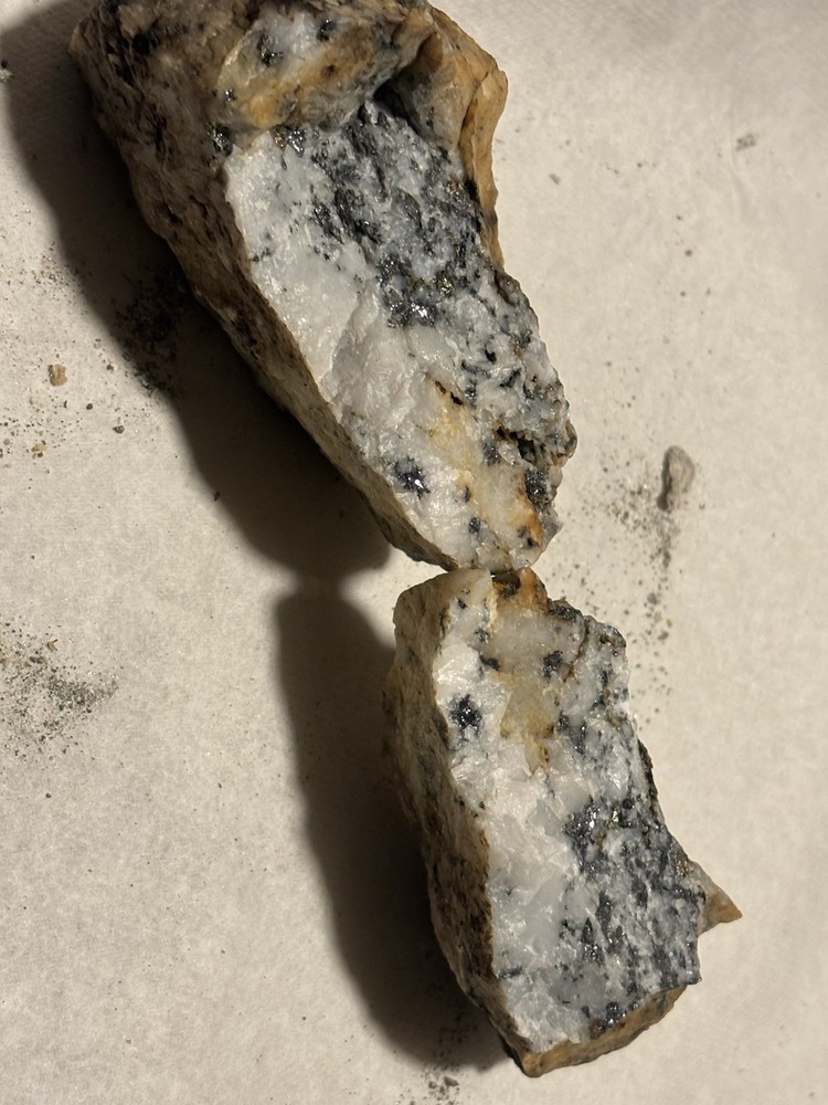 super loaded quartz with gold and silver terruride.