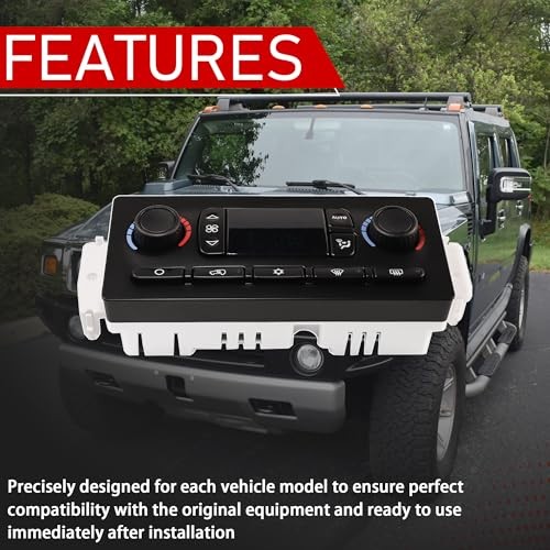 AC Heater Climate Control Switch Module Panel Compatible with 2002–2007 Chevy
