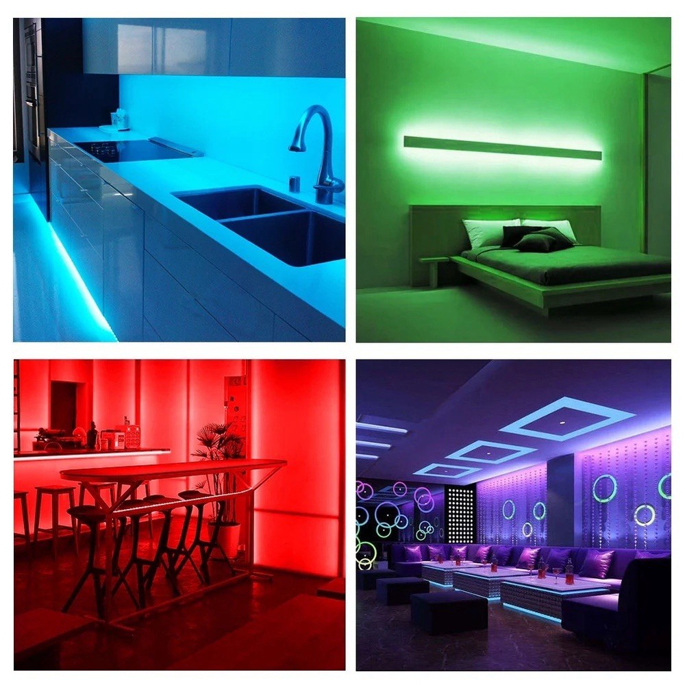 DAYBETTER RGB LED Strip Lights 2x50FT App & Remote Control, Multicolor
