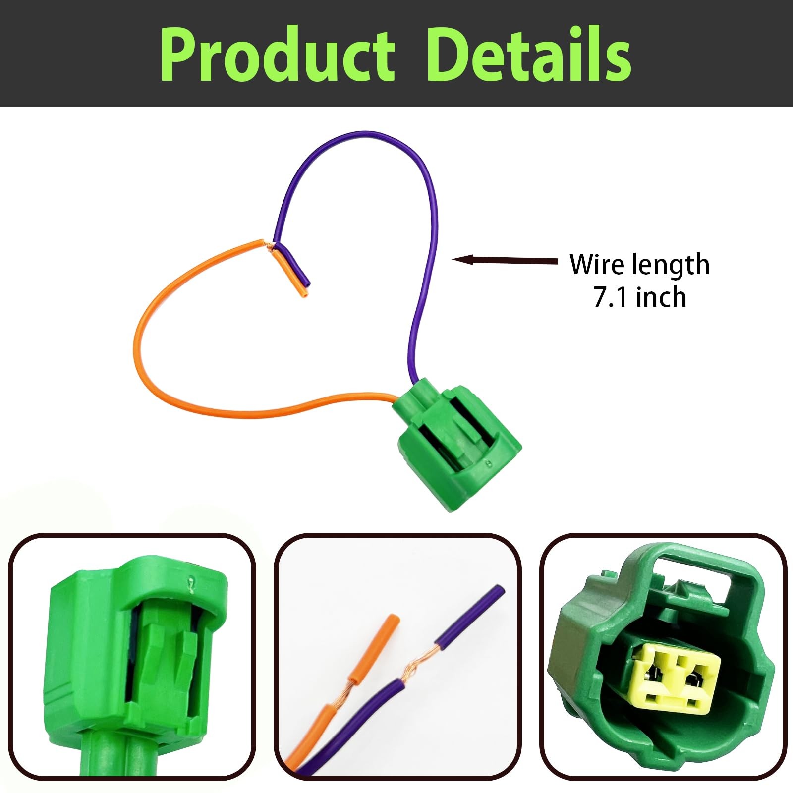 Ambient Air Temperature Sensor with Plug Wired Pigtail, 56042395, 5149025AA,