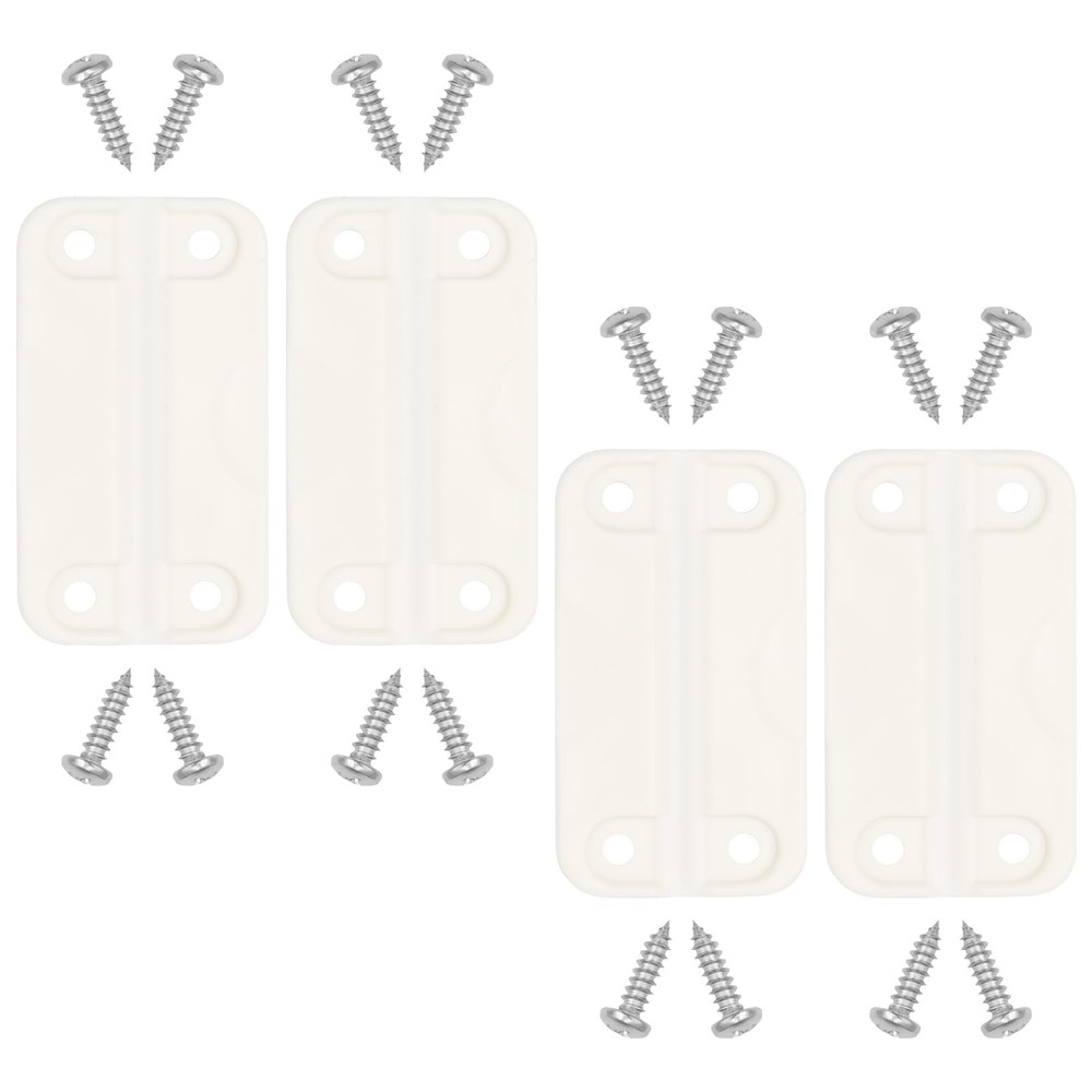 4 Pcs Cooler Hinges Replacement Parts for Igloo Plastic Latch Hinge Access