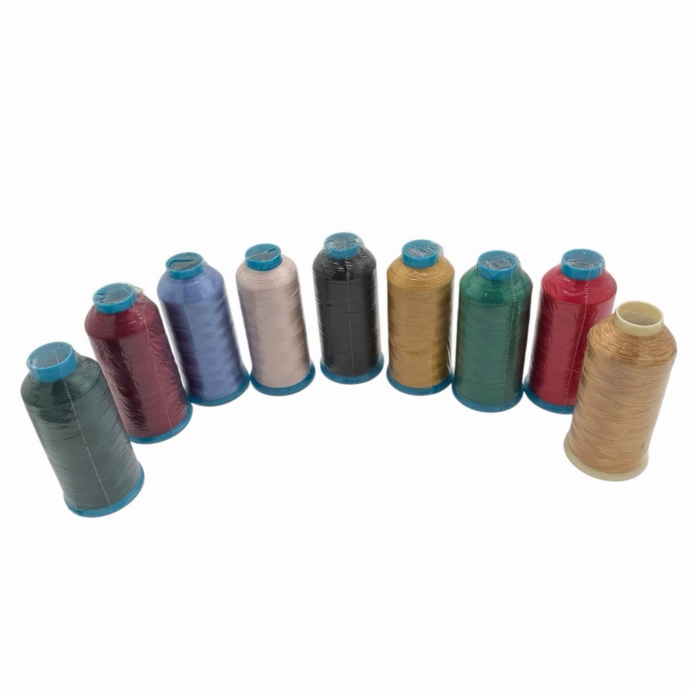 Marathon 120D/2 5000M Polyester Thread Lot 9 Cones Sealed Industrial Korea Multi