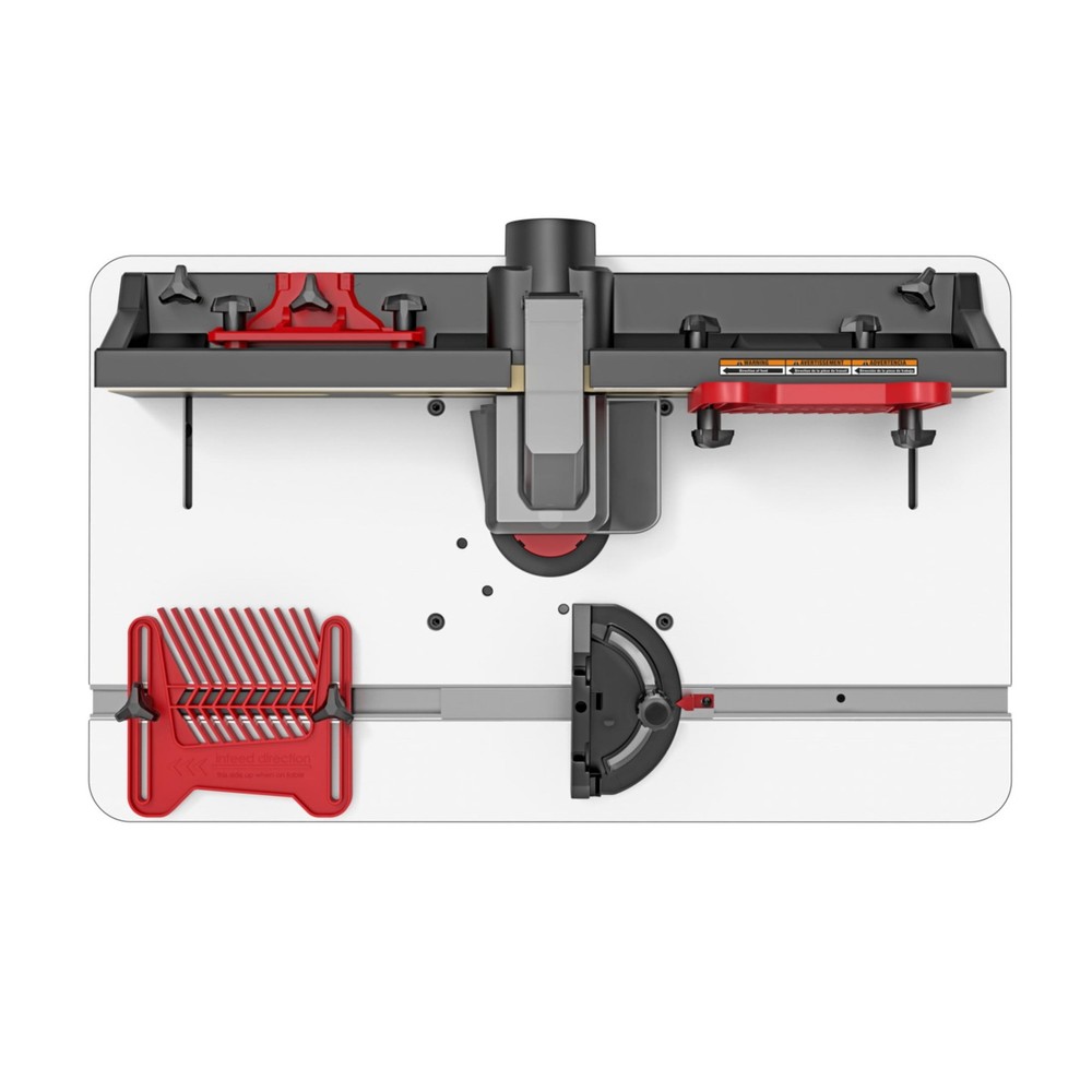 SRT1039 Benchtop Portable Router Table Dual-Sided Integrated Router Bit Storage