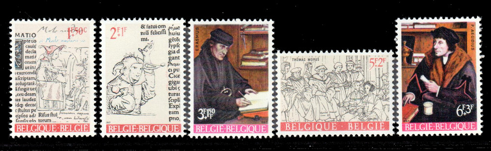Belgium Scott B810-14 Mint Never Hinged