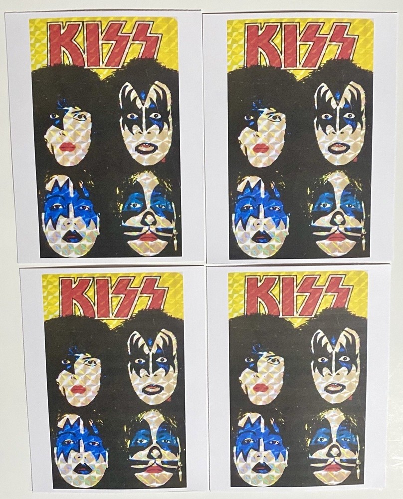 KISS 4 Pack of 4.25”x 5.50” Postcards