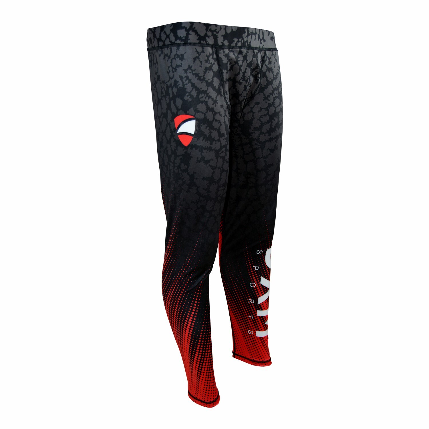 DXM Sublimated Compression Pants Mens Rash Guard Legging Gym Running base Layer