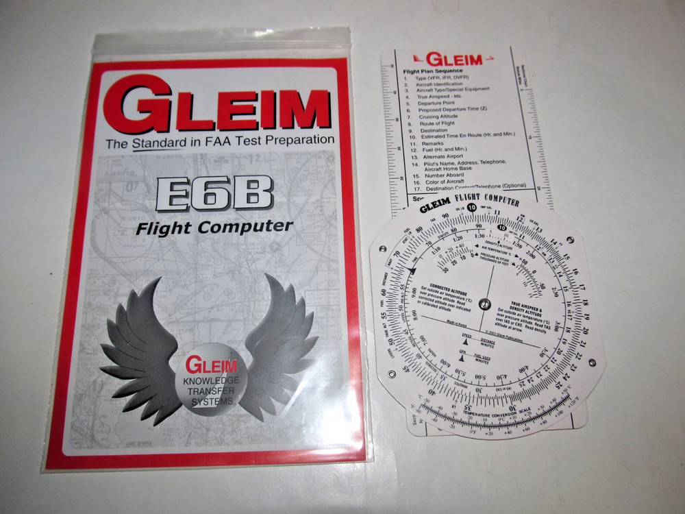 Gleim E6B Flight Planning Computer  (TS3)