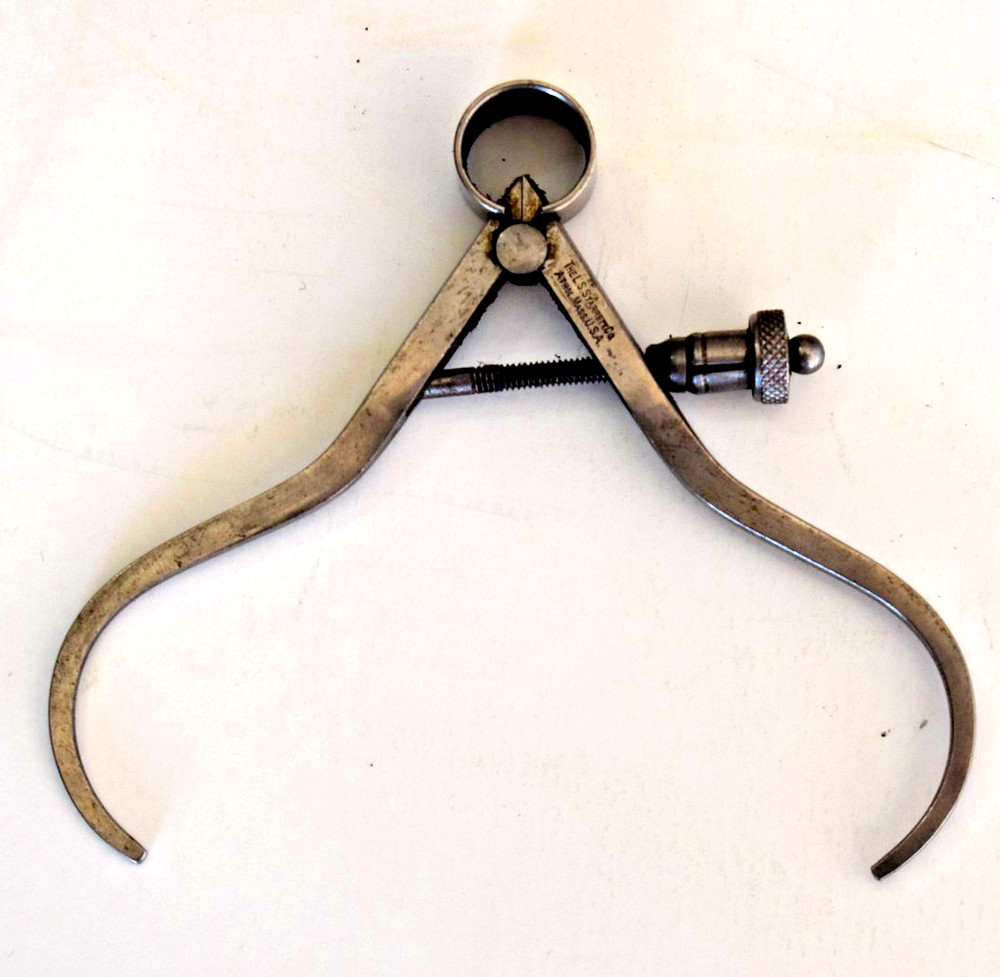 Starrett 3" Flat-leg Spring Outside Caliper.  d