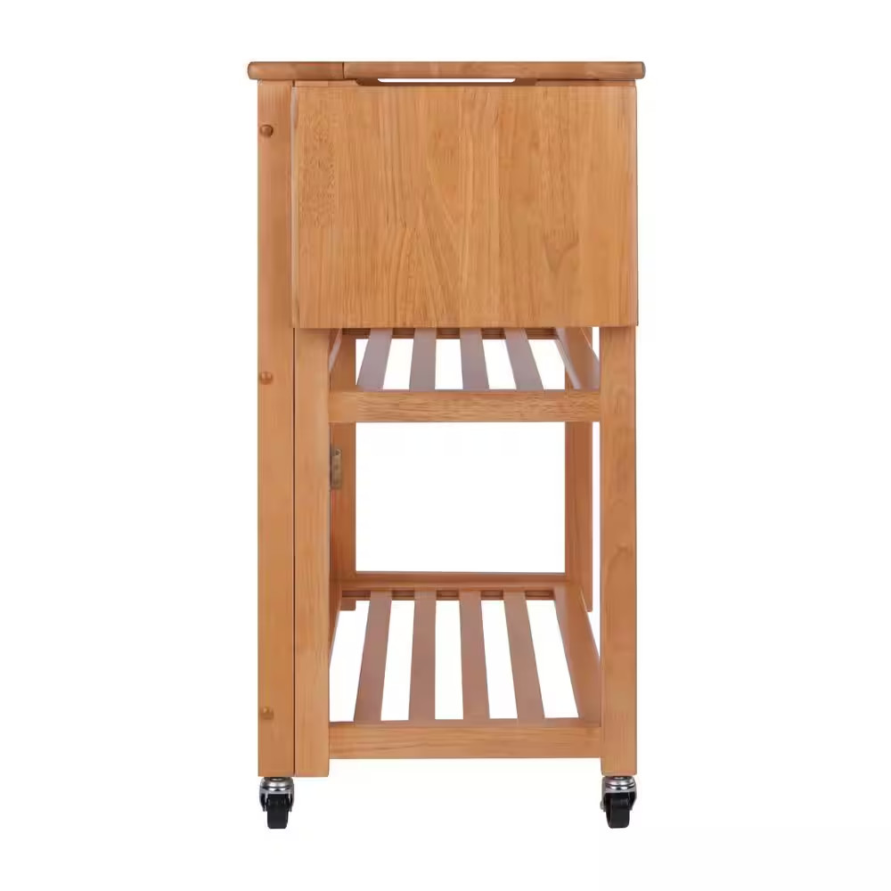 Radley Oak Kitchen Cart with Drop Leaf