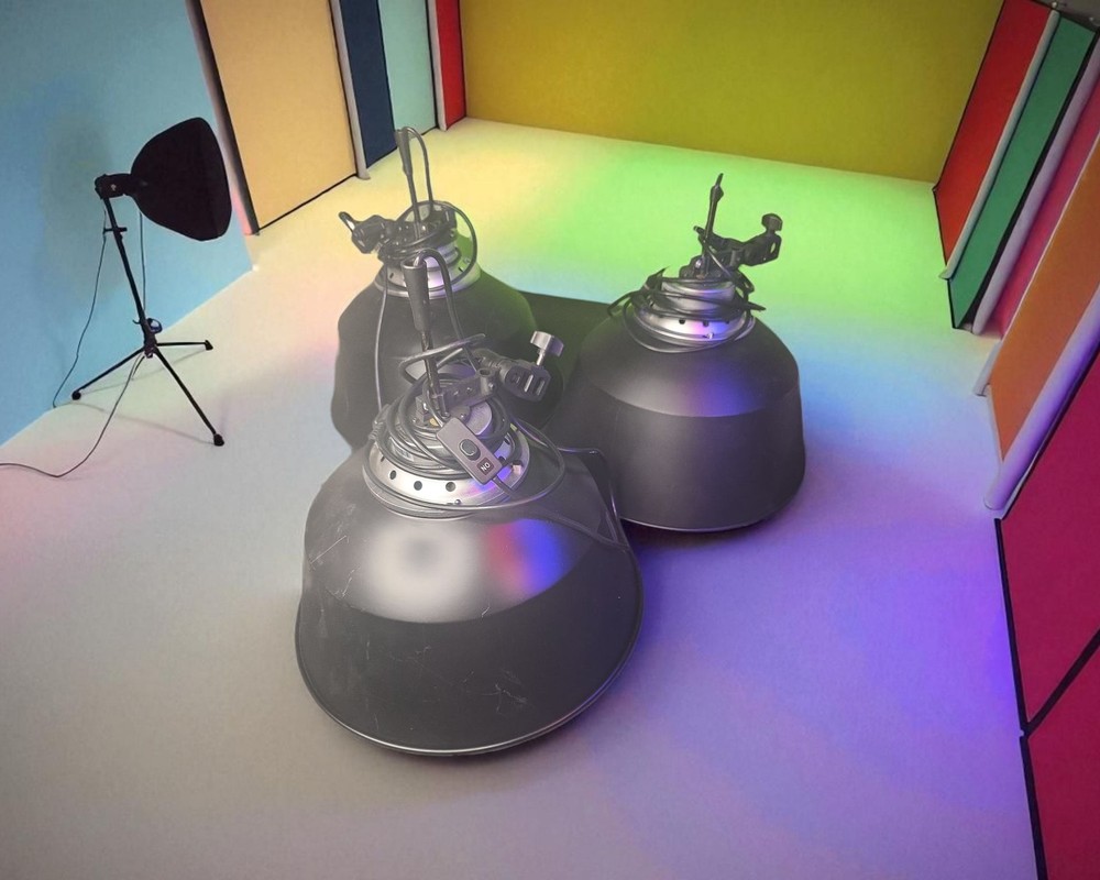 Smith-Victor Smith-Victor FL3 Light 3 Ceramic Socket and 3 Fluorescent L-Amp