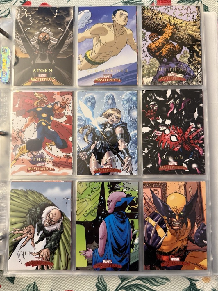 2008 MARVEL MASTERPIECES series 2 Complete Base Set 1-90 Skybox.