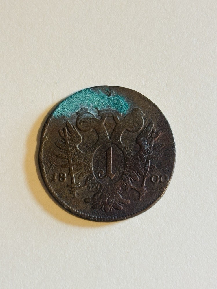 1800-A Austria Austrian Empire 1 Kreuzer