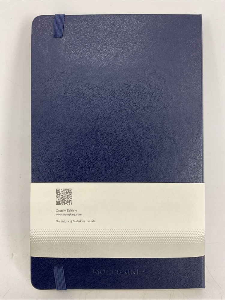 Elastic Path Moleskine Dotted Notebook Blue NEW