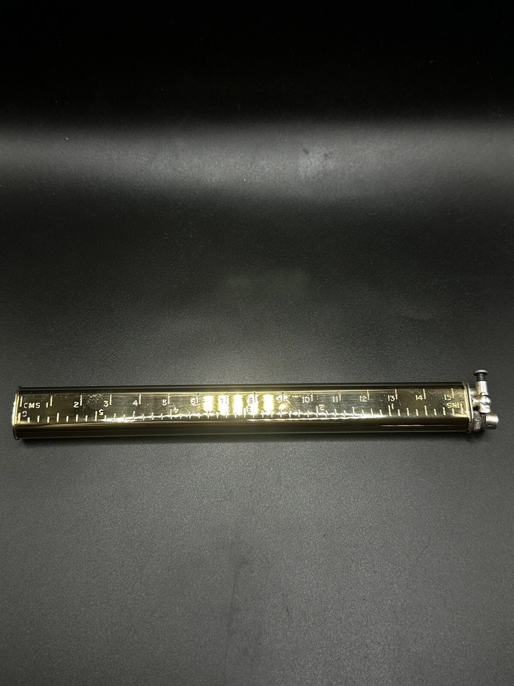 Dunhill Sylph Ruler Lighter With Original Pouch MINT CONDITION