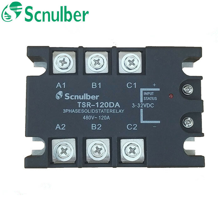 Scnulber three-phase solid state relay TSR-120DA 480VAC 120A DC control AC
