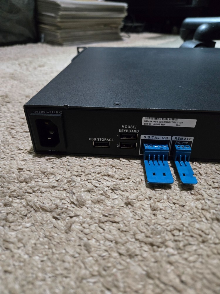 Extron SMP 300 Series Streaming Media Processor
