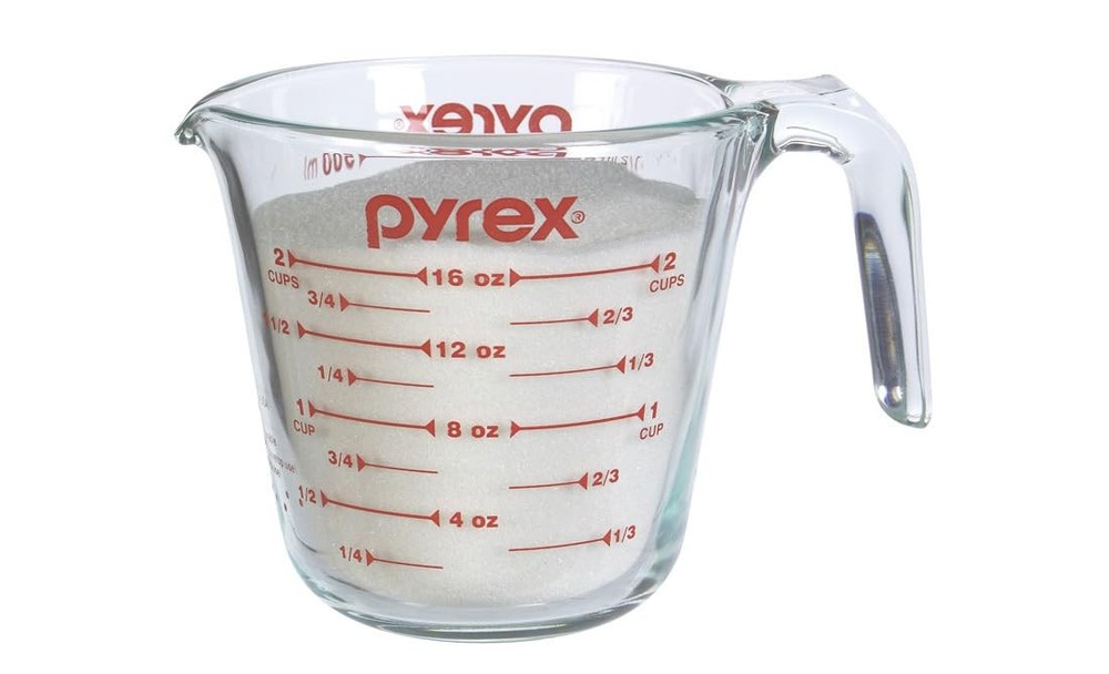 Prepware 6001075 Measuring Cup Red Graphics Clear