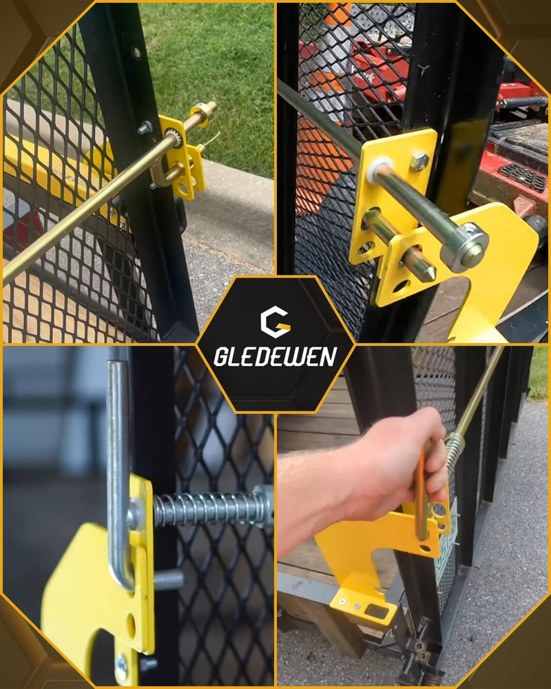 Rapid Latch Tailgate Locking System Trailer Gates Work with Lift Assist Trailer