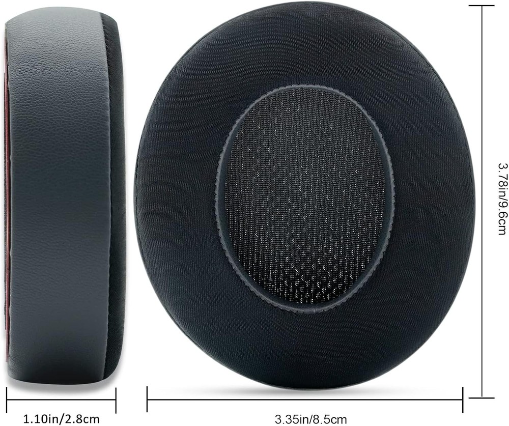 Upgraded Replacement Ear Pads for Beats Studio 3, GVOEARS Titanium Grey