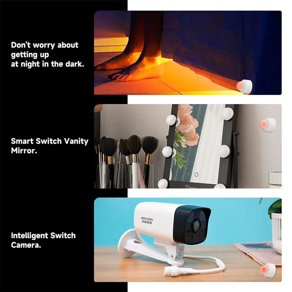 Zigbee 3.0 Mini PIR Motion Sensor Human Infrared Detector Security Alarm