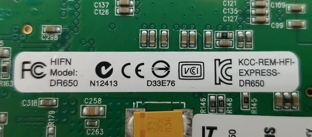 HIFN Express DR 650 PC Hardware Data Compression PCIe Card 105-000136-01