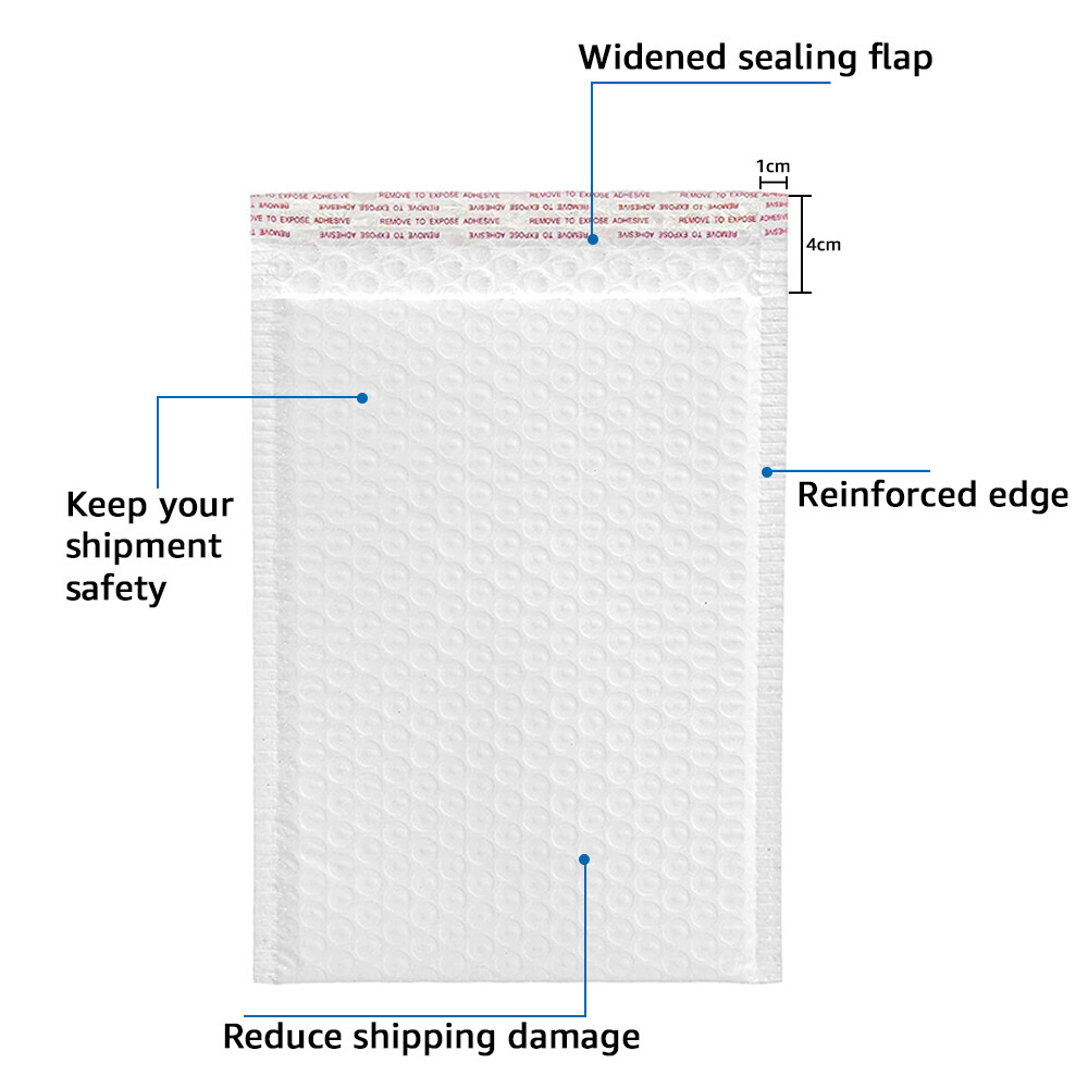 25/50PCs Poly Bubble Mailers Bubble Lined Wrap Polymailer Bags for Shipping
