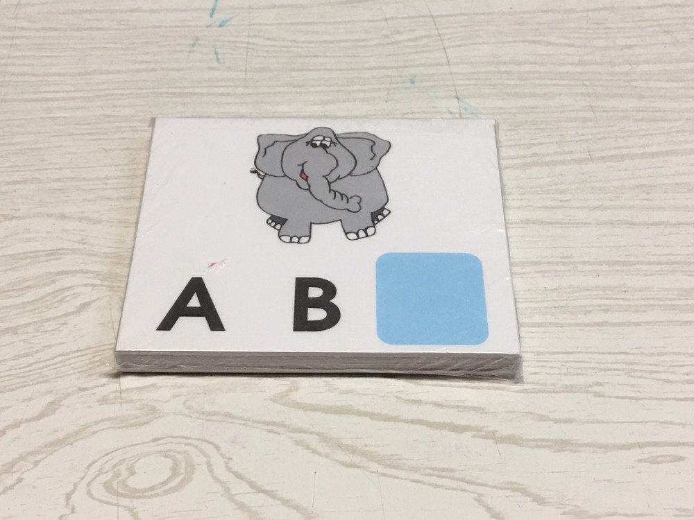 Elephant - Missing Letter Alphabets -Laminated Activity Set - Teaching Supplies
