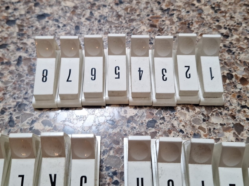 Unknown Jukebox Selection Buttons White Plastic