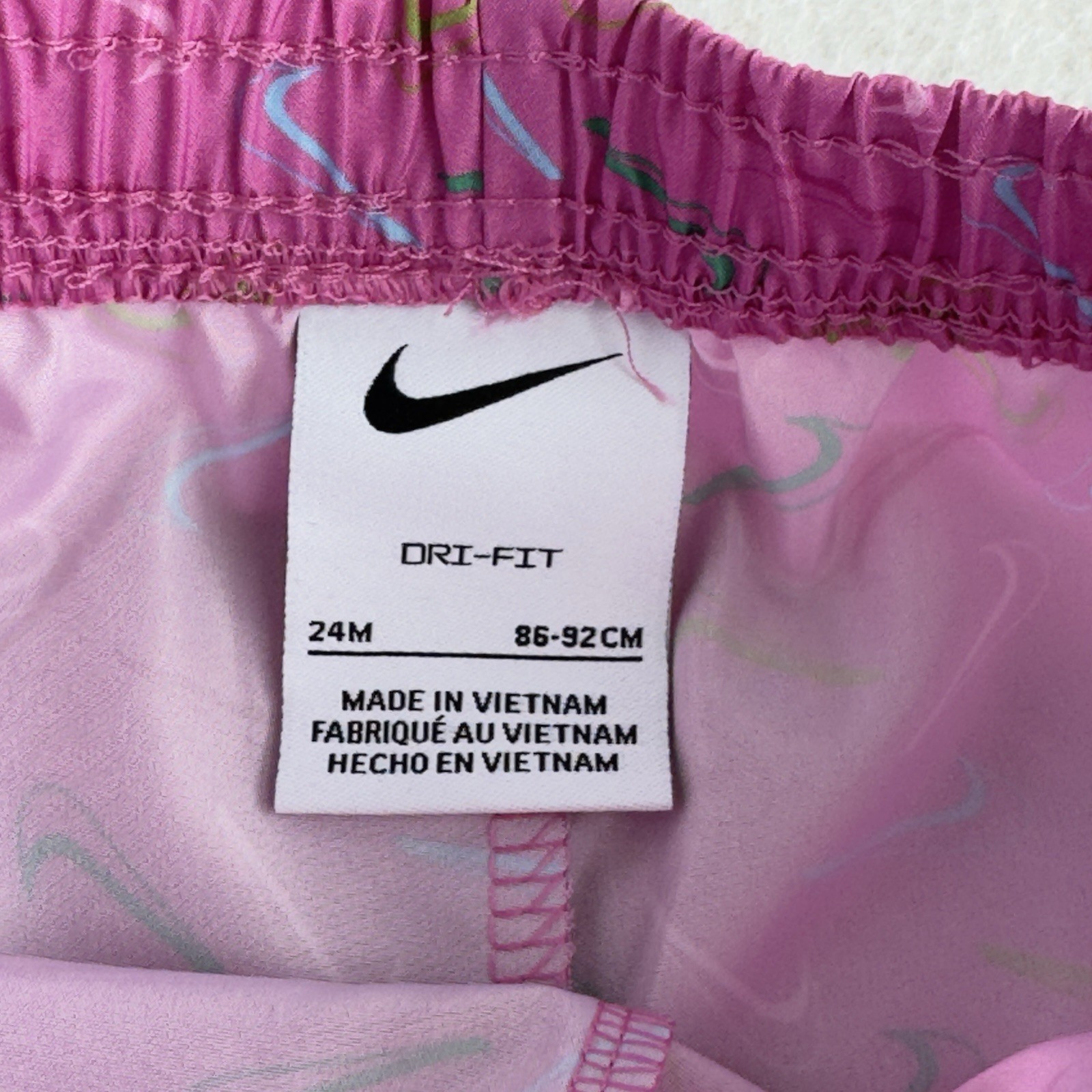 Nike Dri-Fit Baby Girl 2PC Shorts Outfit 24 Months Athletic Set Summer NWT NEW