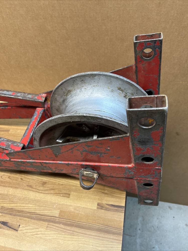 Ensley Greenlee Cable Puller Tugger Pipe Adapter Sheave FRAME & Pulley
