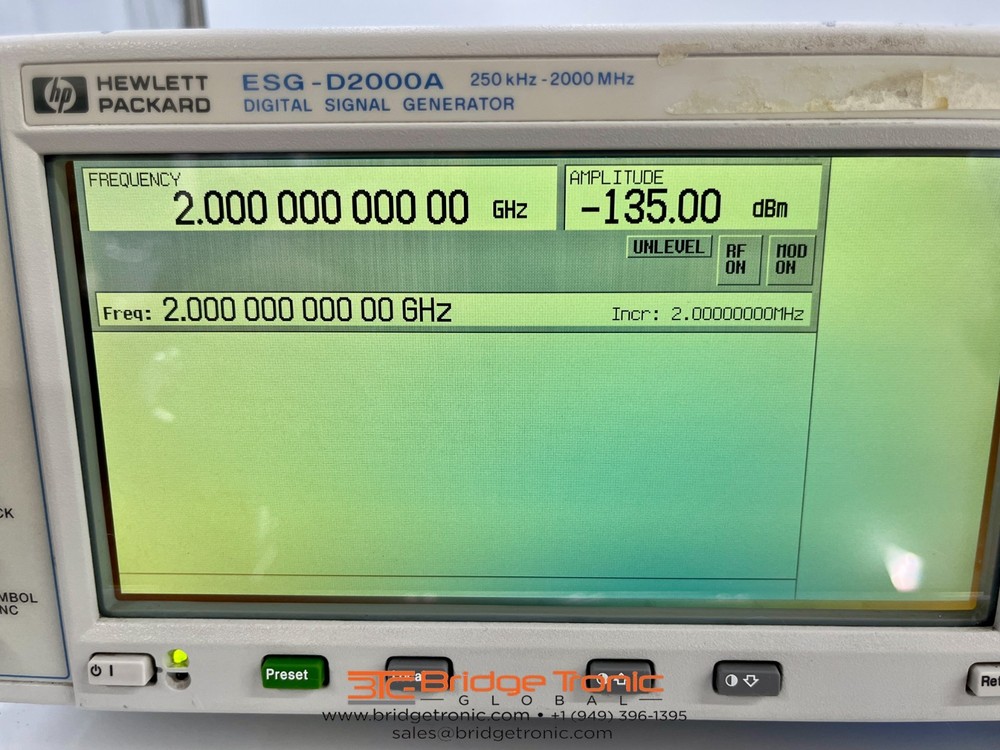Agilent ESG D 2000 A Digital Signal Generator