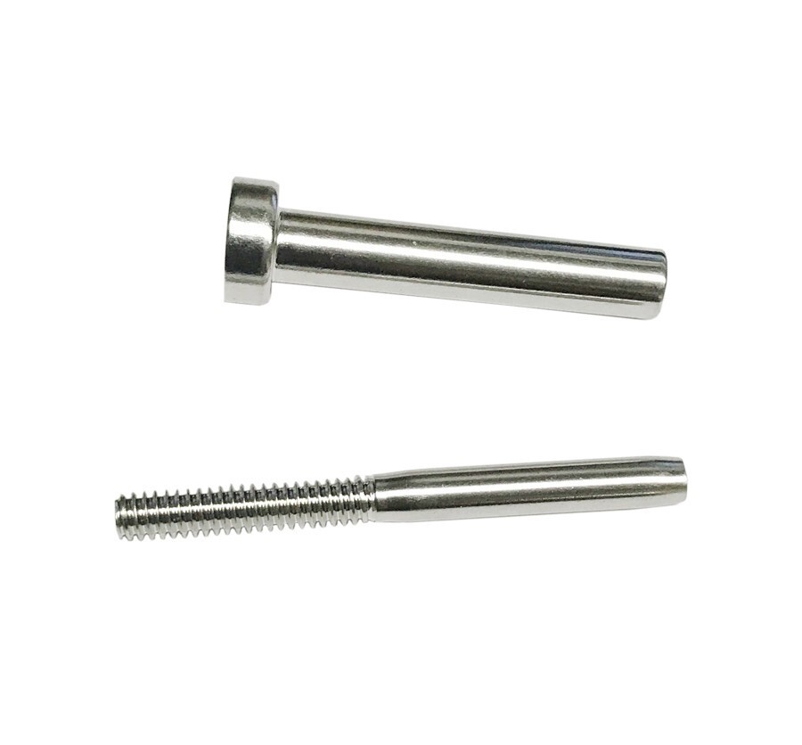 Invisible Receiver & Swage Stud End Fitting Combo