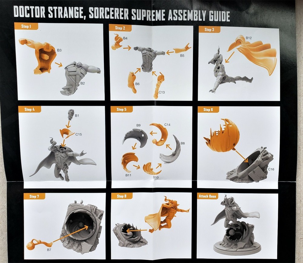 Doctor Strange Sorcerer Supreme, card + base Convocation Marvel Crisis Protocol