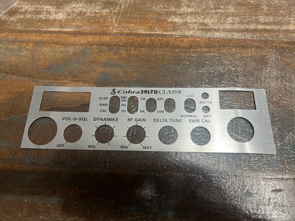 Cobra 29 LTD replacement Faceplate