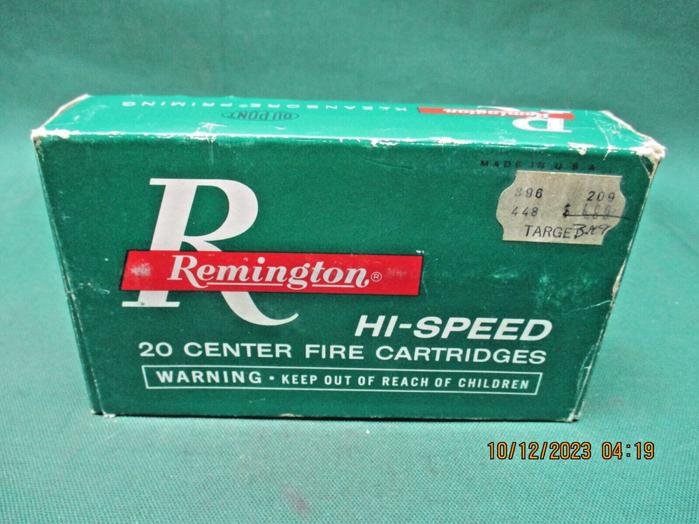 Vintage Remington, 30-06 Springfield, 150 Gr., Ammo Box, (EMPTY)