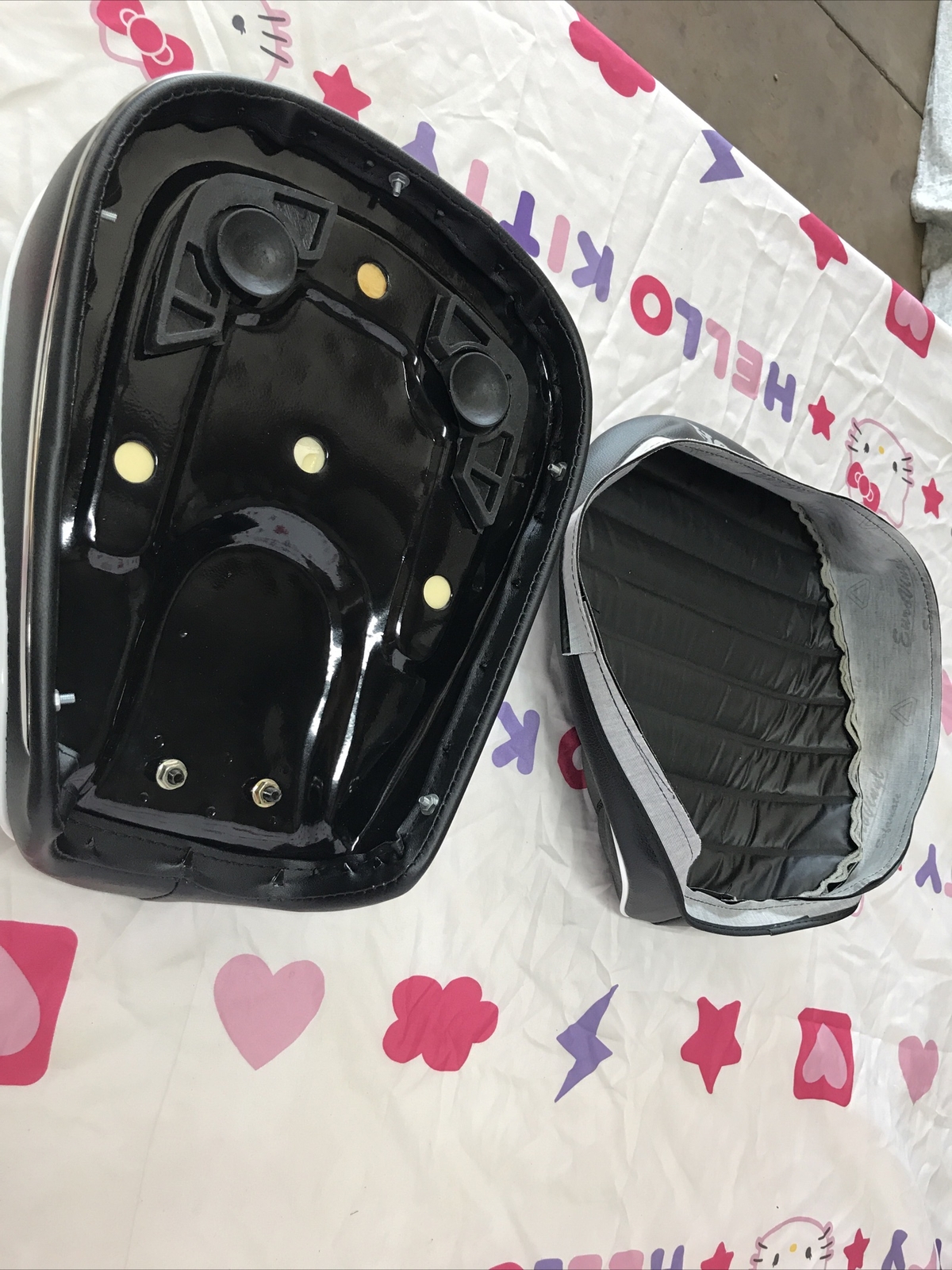 HONDA CT90 SEAT COVER TRAIL 90 SEAT COVER 1969 TO 1971 MODEL SILVER LOGO (H*-33)