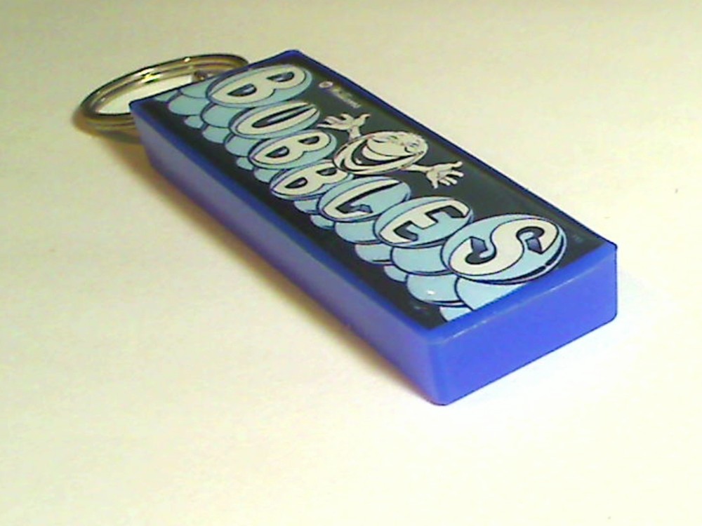 Bubbles Arcade Marquee Coin Door accessory Keychain
