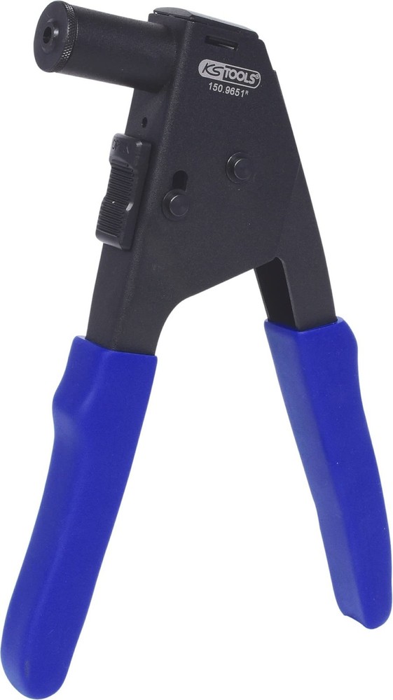 150.9650 plastic riveter set with rivets, 41 pieces
